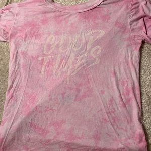 Good vibes tie dye tee